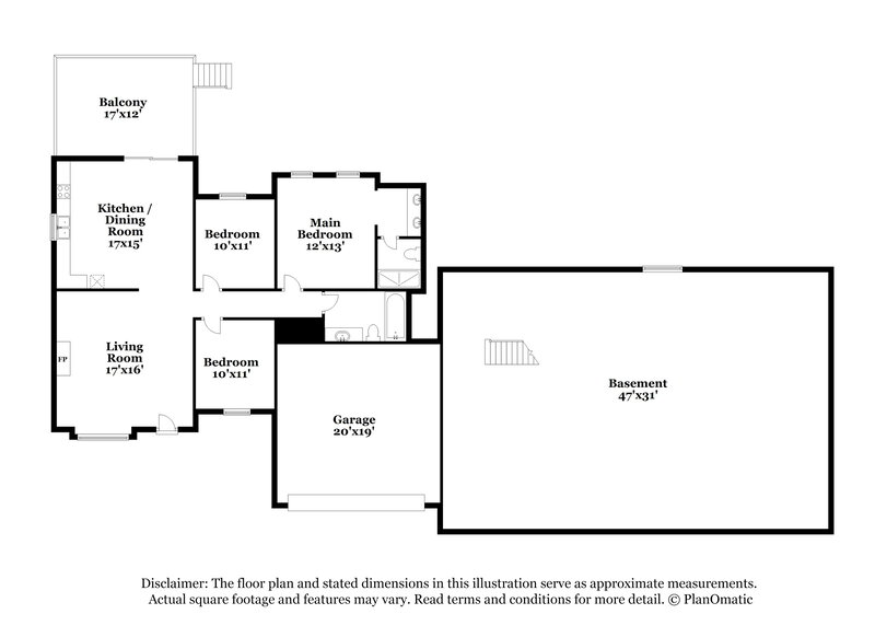 1,755/Mo, 702 Hibiscus CR Belton, MO 64012 Floor Plan View