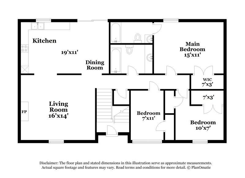 1,815/Mo, 601 Hibiscus Dr Belton, MO 64012 Floor Plan View 2