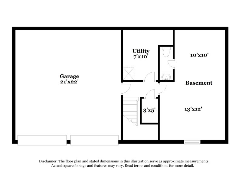 1,915/Mo, 600 Fall Creek Drive Belton, MO 64012 Floor Plan View