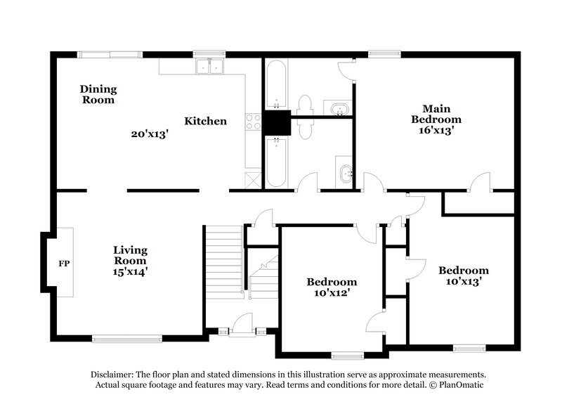 1,855/Mo, 515 Hibiscus Dr Belton, MO 64012 Floor Plan View 2