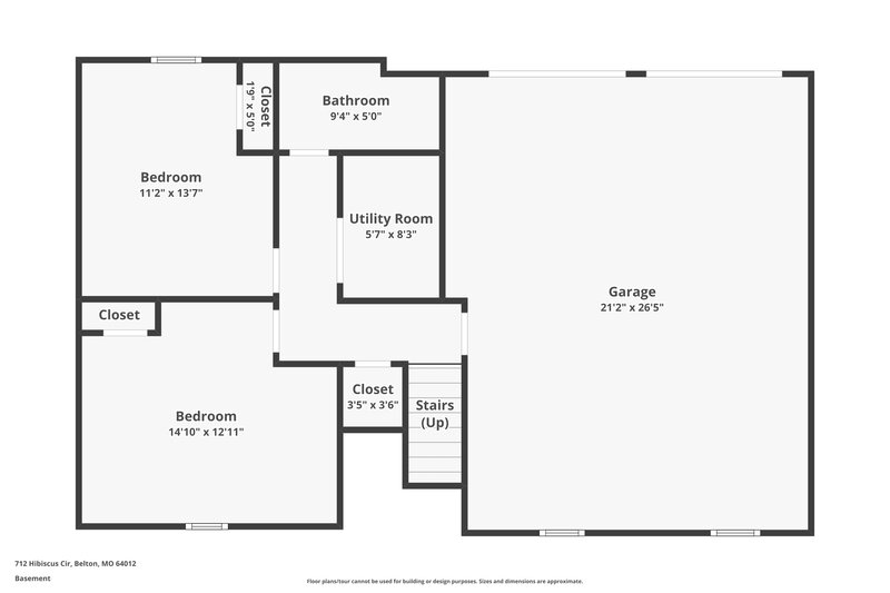 2,140/Mo, 712 Hibiscus CR Belton, MO 64012 Floor Plan View