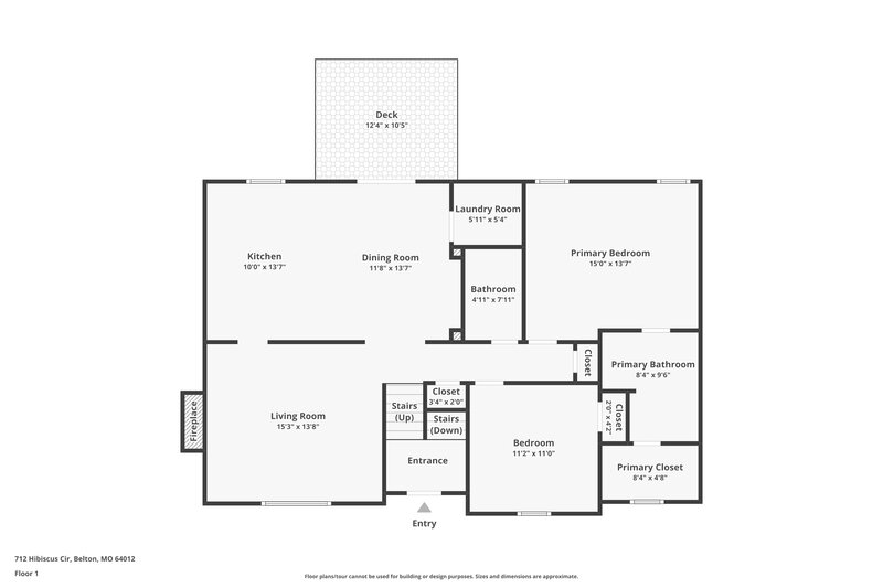 2,140/Mo, 712 Hibiscus CR Belton, MO 64012 Floor Plan View 2