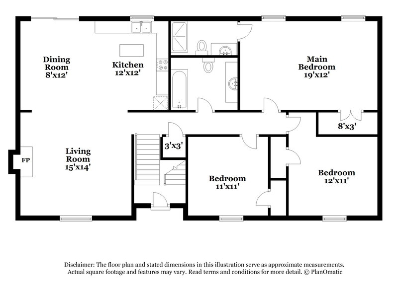 1,855/Mo, 703 Hibiscus CR Belton, MO 64012 Floor Plan View