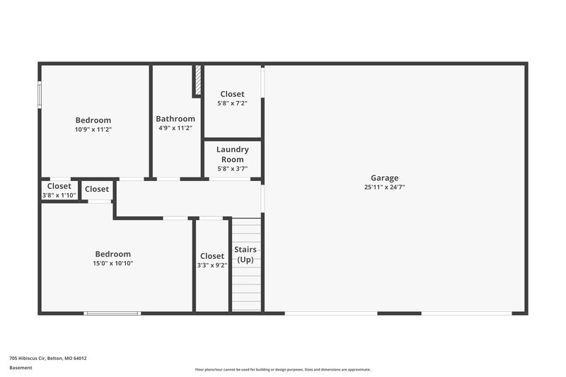 2,320/Mo, 705 Hibiscus CR Belton, MO 64012 Floor Plan View