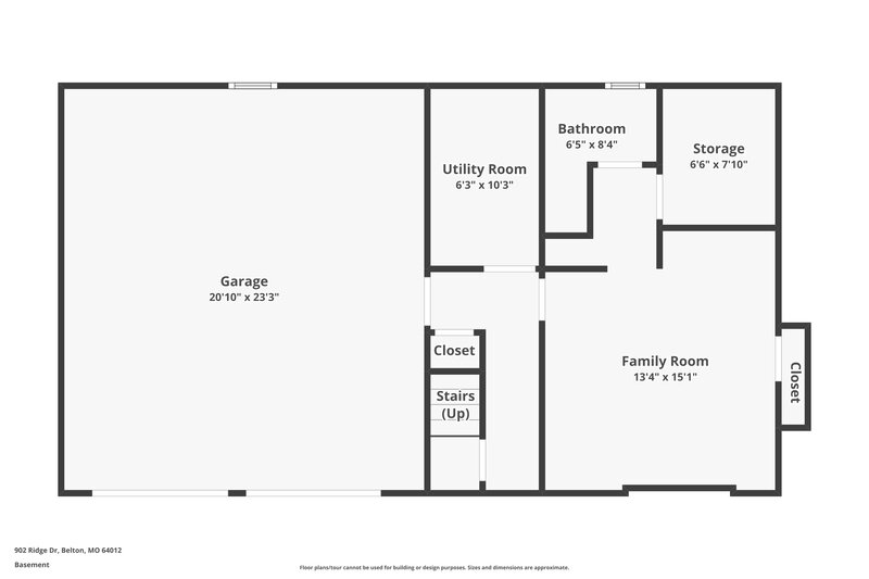 1,765/Mo, 902 Ridge Dr Belton, MO 64012 Floor Plan View 2
