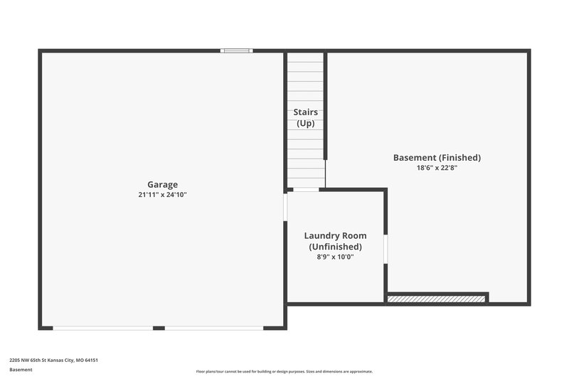 1,745/Mo, 2205 NW 65th St Kansas City, MO 64151 Floor Plan View 2