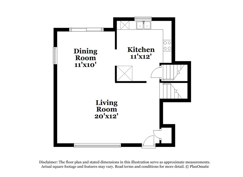 1,585/Mo, 5011 N Woodridge Dr Kansas City, MO 64151 Floor Plan View 2