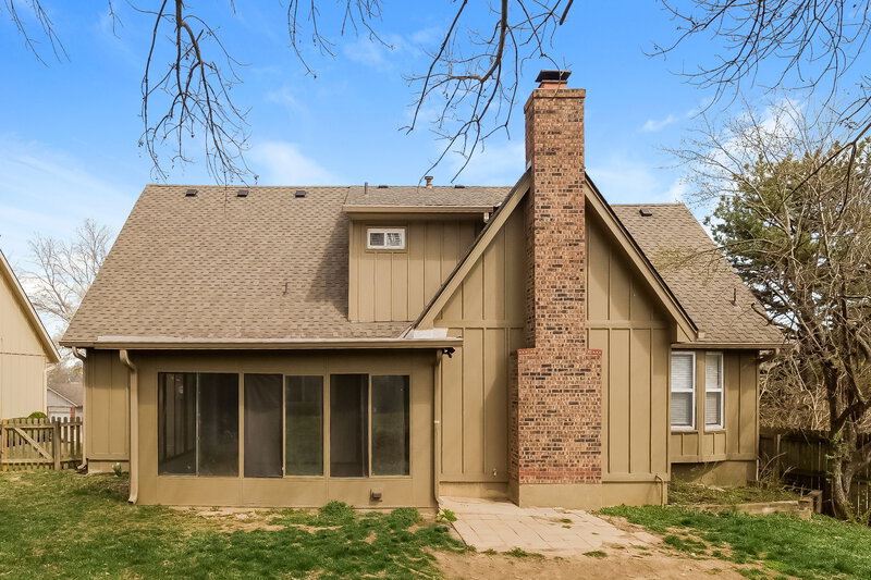2,730/Mo, 3633 NE Basswood Dr Lees Summit, MO 64064 Rear View