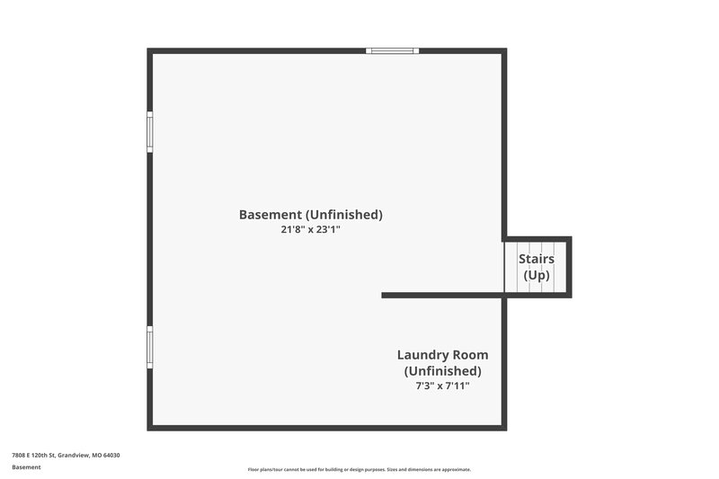 1,670/Mo, 7808 E 120th St Grandview, MO 64030 Floor Plan View