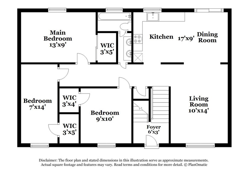 1,675/Mo, 4912 NW Pennington Ln Blue Springs, MO 64015 Floorplan View