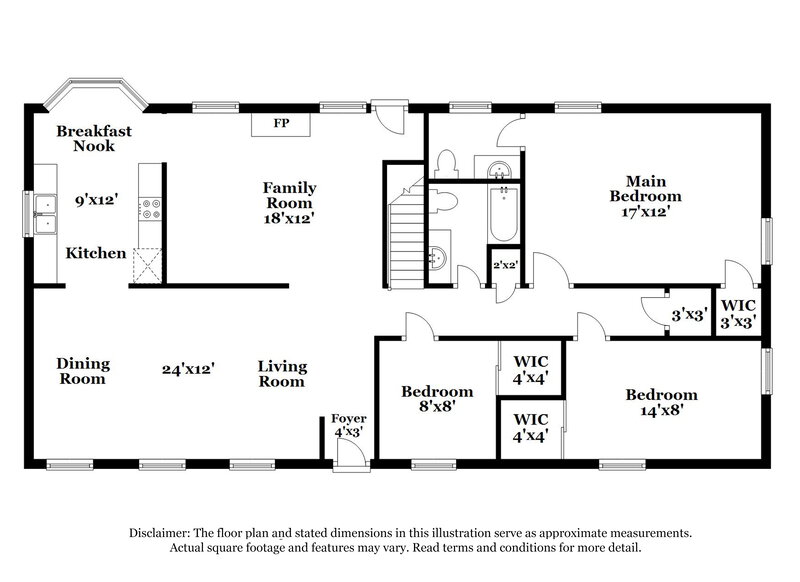 1,795/Mo, 11900 E 57th St Kansas City, MO 64133 Floor Plan View
