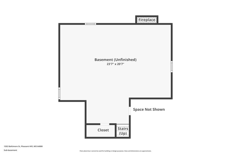 1,585/Mo, 1202 Baltimore St Pleasant Hill, MO 64080 Floorplan View 4