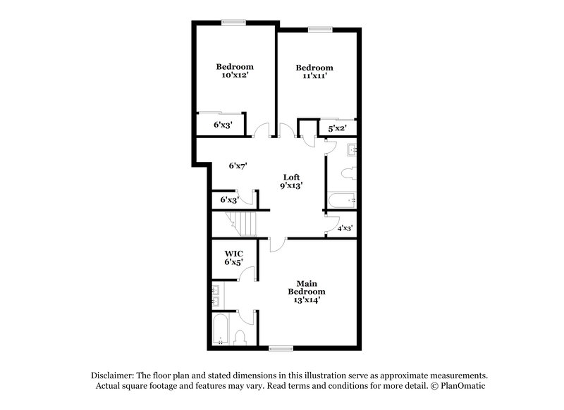2,055/Mo, 6465 Butterfly Sky St North Las Vegas, NV 89084 Floorplan View 2