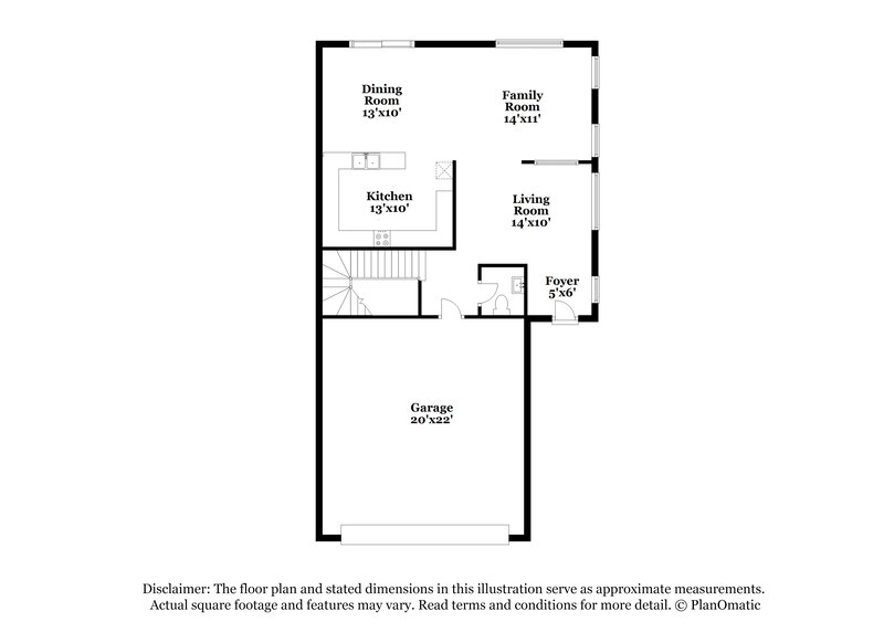 2,140/Mo, 4447 Acropolis Ave North Las Vegas, NV 89031 Floor Plan View
