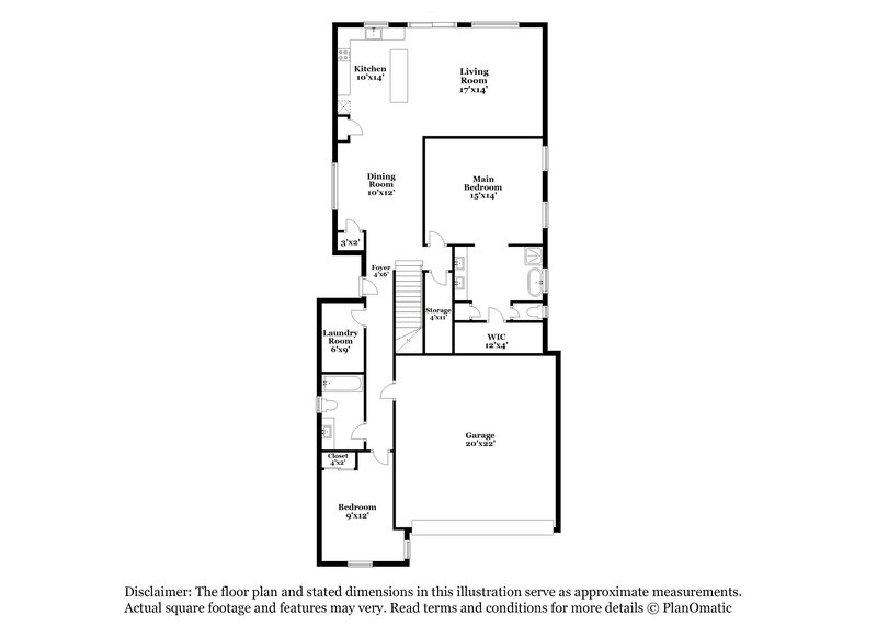 2,710/Mo, 4344 Latitude Valley Ct North Las Vegas, NV 89084 Floorplan View