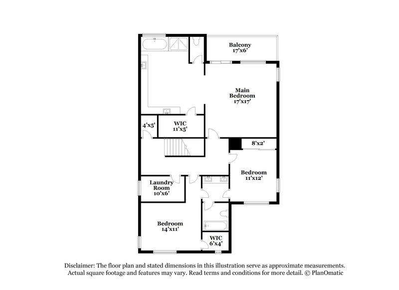 2,650/Mo, 4412 Contour Bend Ave North Las Vegas, NV 89084 Floor Plan View 2