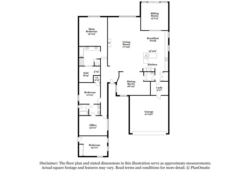 2,490/Mo, 868 Bussora Rose Dr Henderson, NV 89015 Floor Plan View