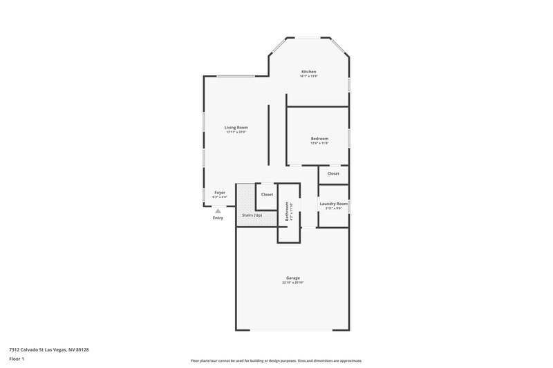 2,345/Mo, 7312 Calvado St Las Vegas, NV 89128 Floor Plan View