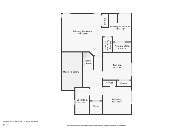 3,330/Mo, 1324 Walstone Rd North Las Vegas, NV 89031 Floor Plan View 2