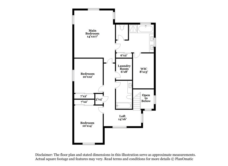 2,400/Mo, 816 Astra Peak St Henderson, NV 89011 Floor Plan View 2