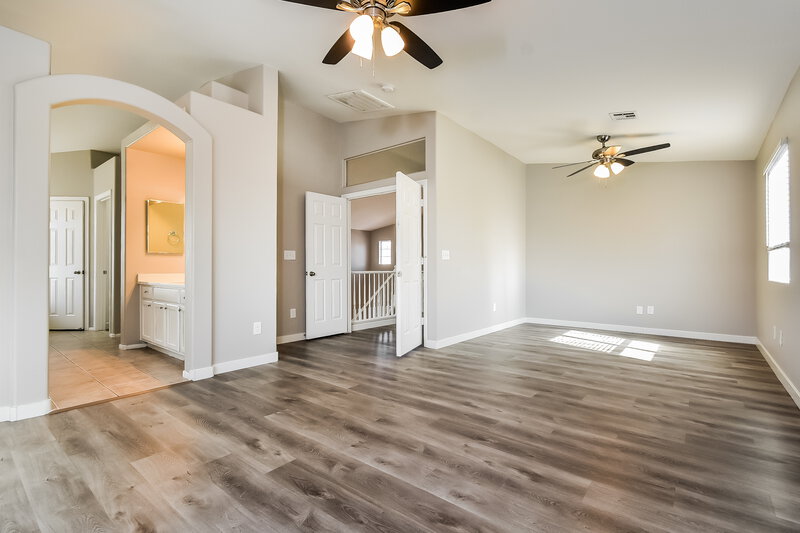 2,300/Mo, 7661 Rainbow Cove Dr Las Vegas, NV 89131 Main Bedroom View 2