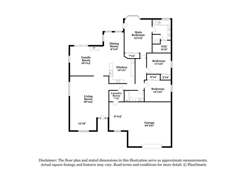 2,295/Mo, 305 Vallarte Dr Henderson, NV 89014 Floor Plan View