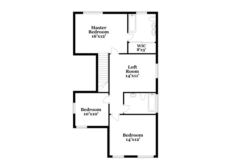 2,060/Mo, 9527 Milkweed Canyon Ave Las Vegas, NV 89166 Floor Plan View 2