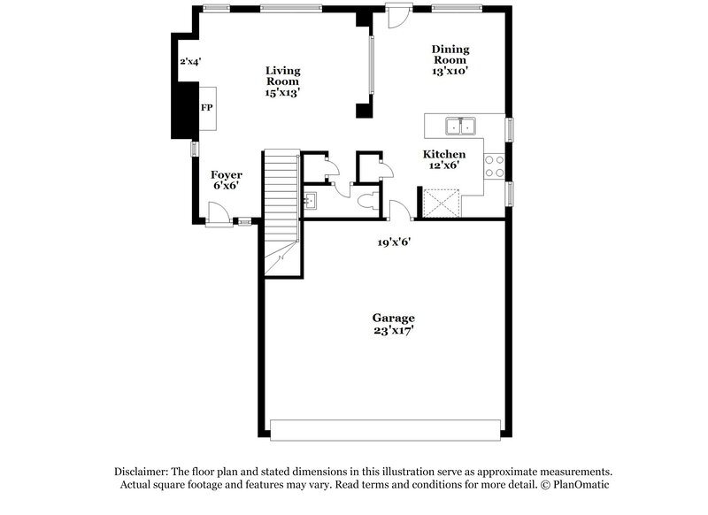1,955/Mo, 5016 Running Rapids Ave Las Vegas, NV 89130 Floorplan View