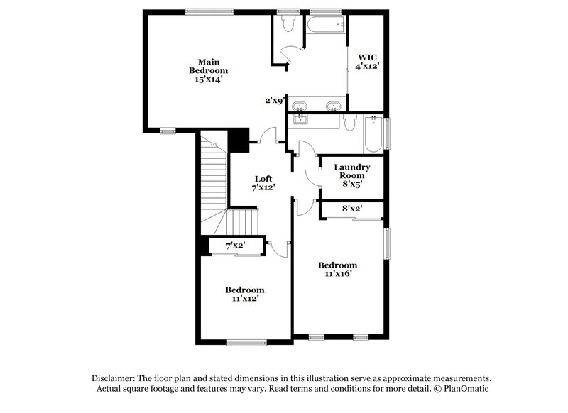 1,945/Mo, 5016 Running Rapids Ave Las Vegas, NV 89130 Floor Plan View 2