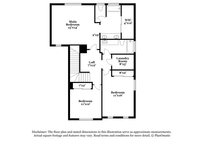 1,955/Mo, 5016 Running Rapids Ave Las Vegas, NV 89130 Floorplan View 2
