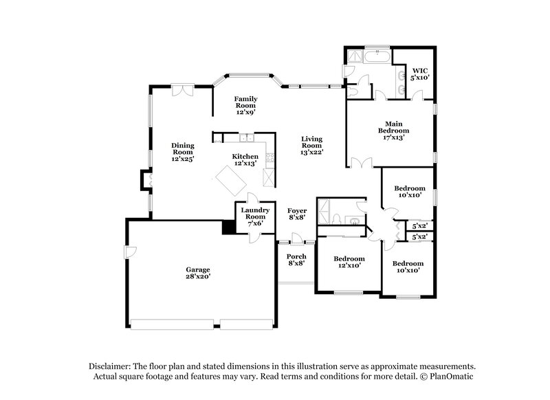 2,295/Mo, 7450 Falcon Rock Dr Las Vegas, NV 89123 Floor Plan View
