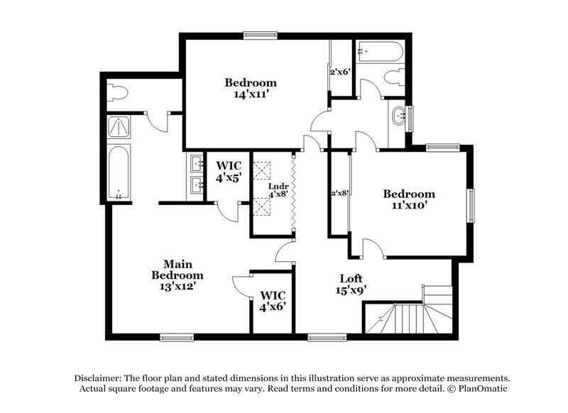 2,320/Mo, 10617 Bear Lodge Ct Las Vegas, NV 89129 Floorplan View 2