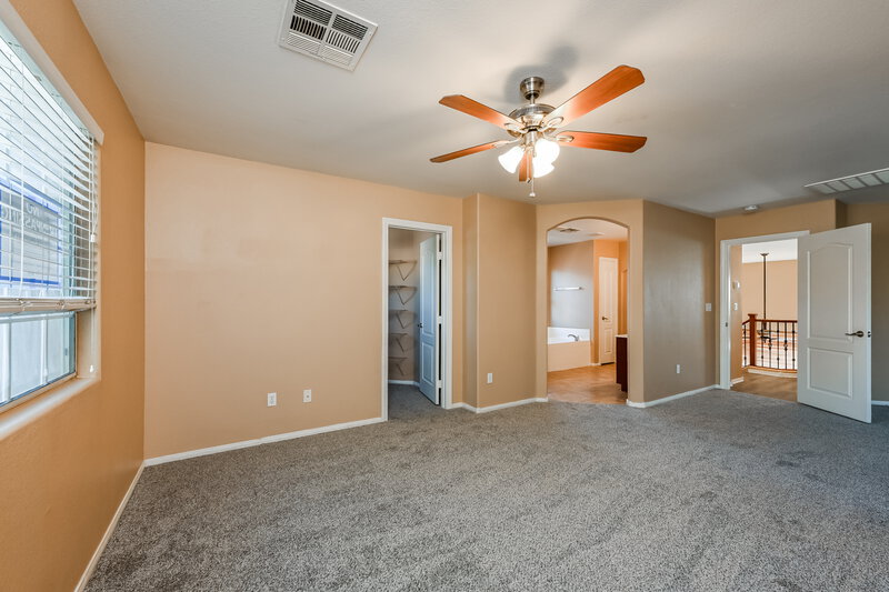 2,030/Mo, 7648 Lookout Hill St Las Vegas, NV 89149 Main Bedroom View