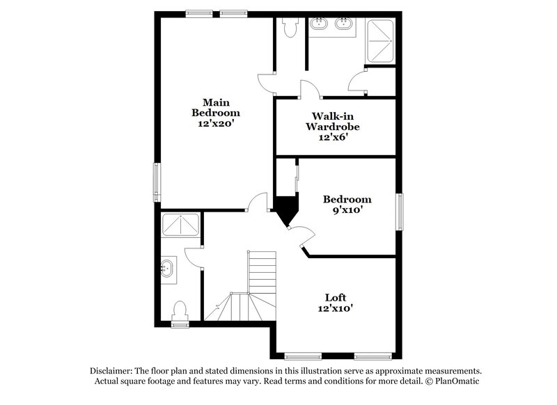 2,135/Mo, 9522 Green Spruce St Las Vegas, NV 89123 Floorplan View 2