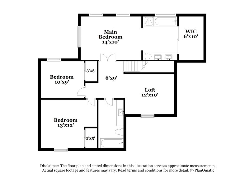 2,345/Mo, 5443 Cape Jasmine Ct North Las Vegas, NV 89031 Floor Plan View 2