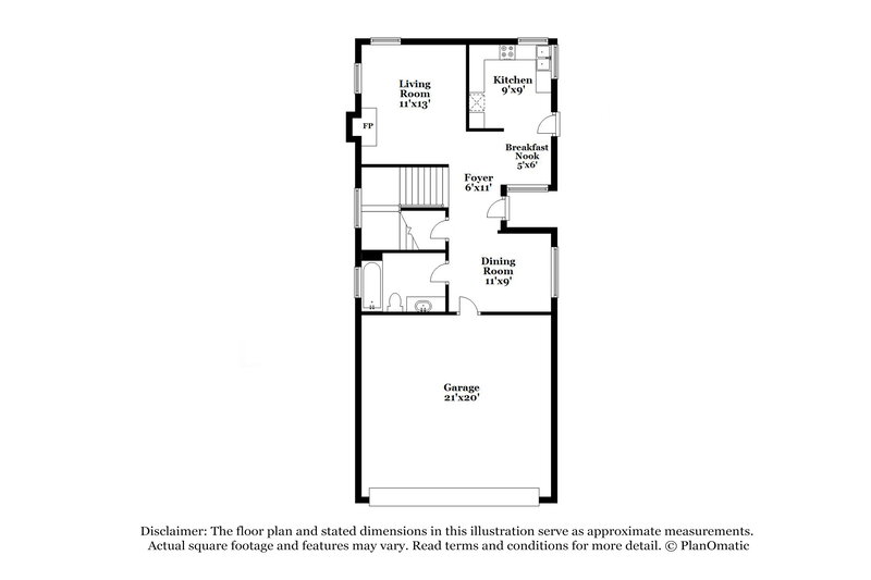 2,100/Mo, 4137 Glenfield Cir Las Vegas, NV 89129 Floor Plan View