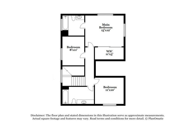 2,100/Mo, 4137 Glenfield Cir Las Vegas, NV 89129 Floor Plan View 2