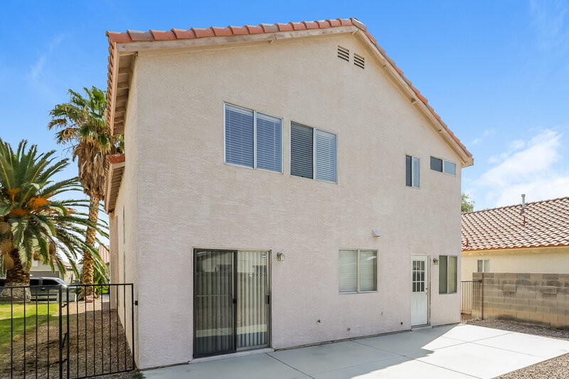 2,045/Mo, 4108 Compass Rose Way Las Vegas, NV 89108 Rear View