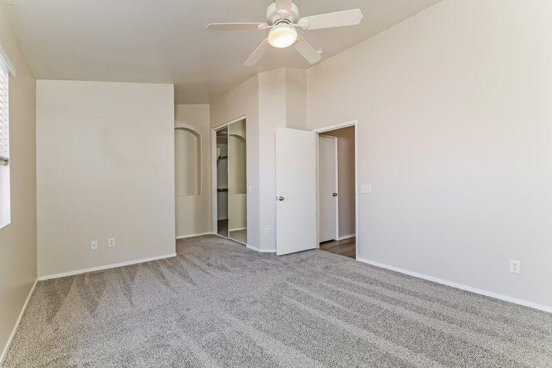 2,145/Mo, 4738 Zia Ridge St North Las Vegas, NV 89031 Main Bedroom View