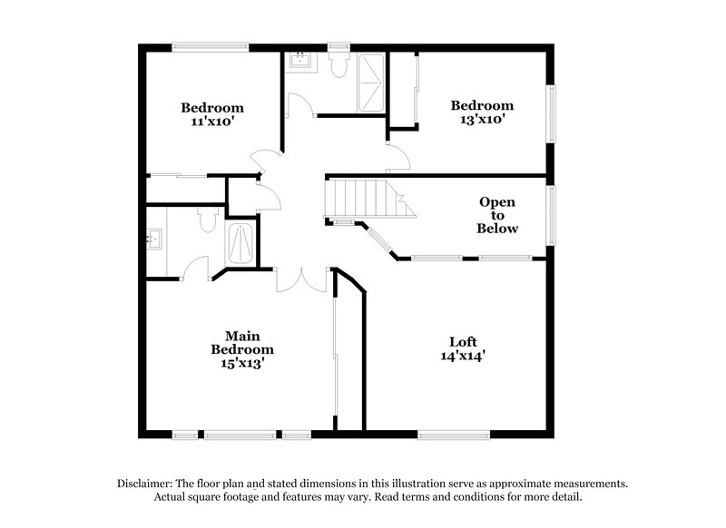 2,035/Mo, 3351 Epson St Las Vegas, NV 89129 Floor Plan View 2