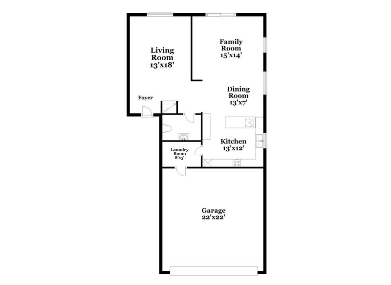 1,790/Mo, 4530 Calico Cliff Ct North Las Vegas, NV 89031 Floor Plan View