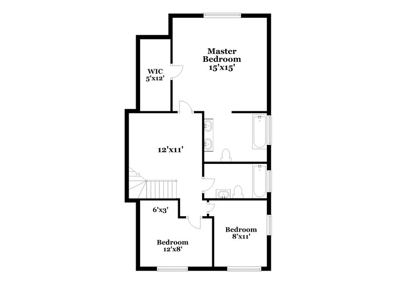 1,790/Mo, 4530 Calico Cliff Ct North Las Vegas, NV 89031 Floor Plan View 2