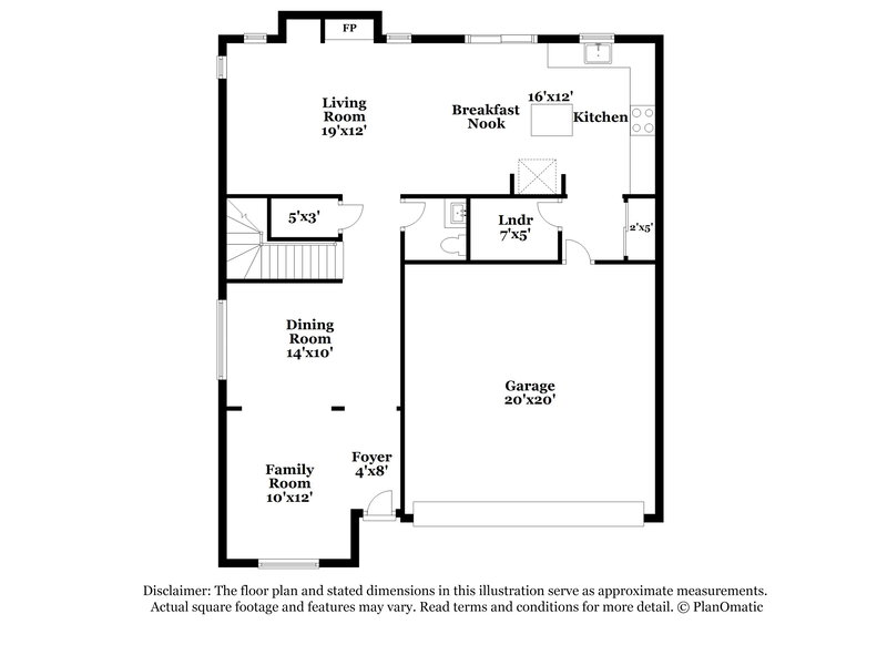 2,140/Mo, 5312 Adorato Dr North Las Vegas, NV 89031 Floorplan View