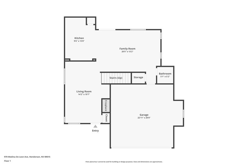 2,245/Mo, 970 Medina de Leon Ave Henderson, NV 89015 Floor Plan View 2