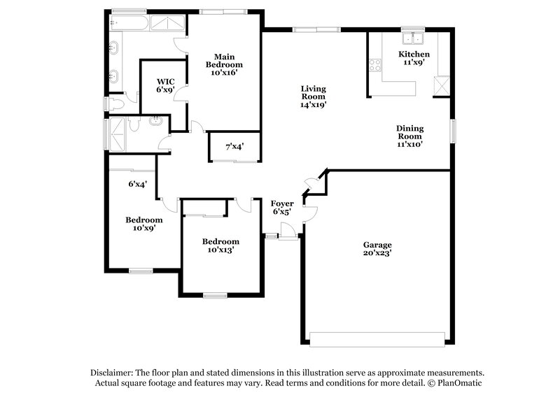 1,995/Mo, 949 Chaps Cir Henderson, NV 89002 Floor Plan View