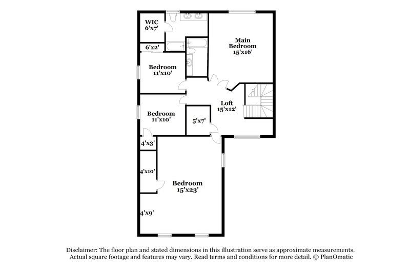 2,415/Mo, 10156 Monks Hood Ct Las Vegas, NV 89183 Floor Plan View