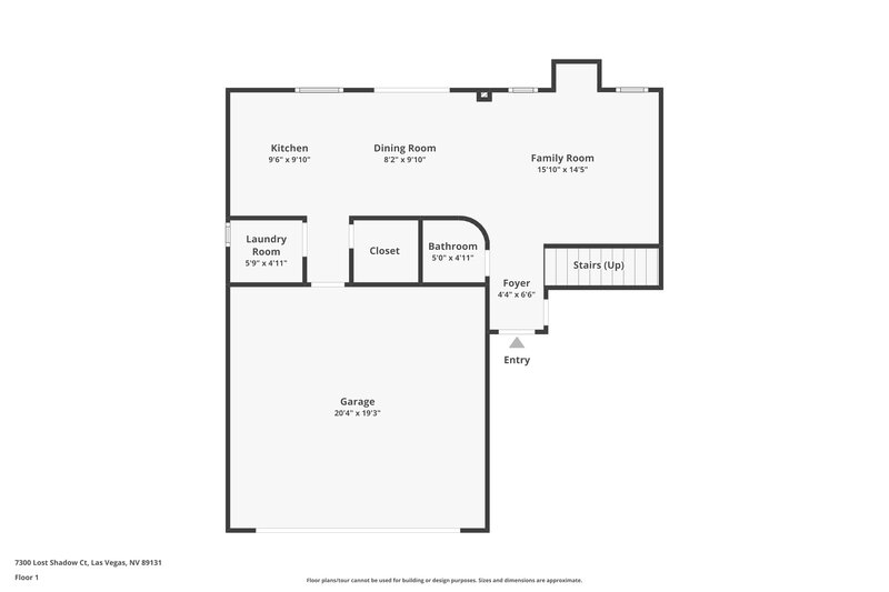 2,045/Mo, 7300 Lost Shadow Ct Las Vegas, NV 89131 Floorplan View