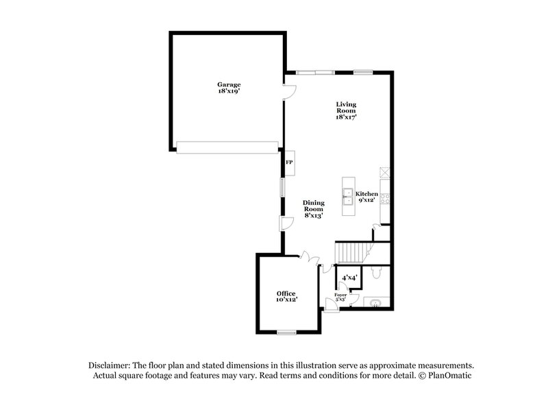 2,030/Mo, 2429 Belt Buckley Dr Henderson, NV 89002 Floorplan View