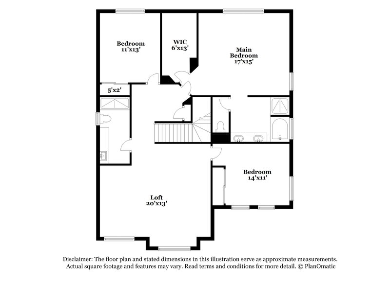 2,400/Mo, 1100 Laguna Park Ct Las Vegas, NV 89110 Floor Plan View 2