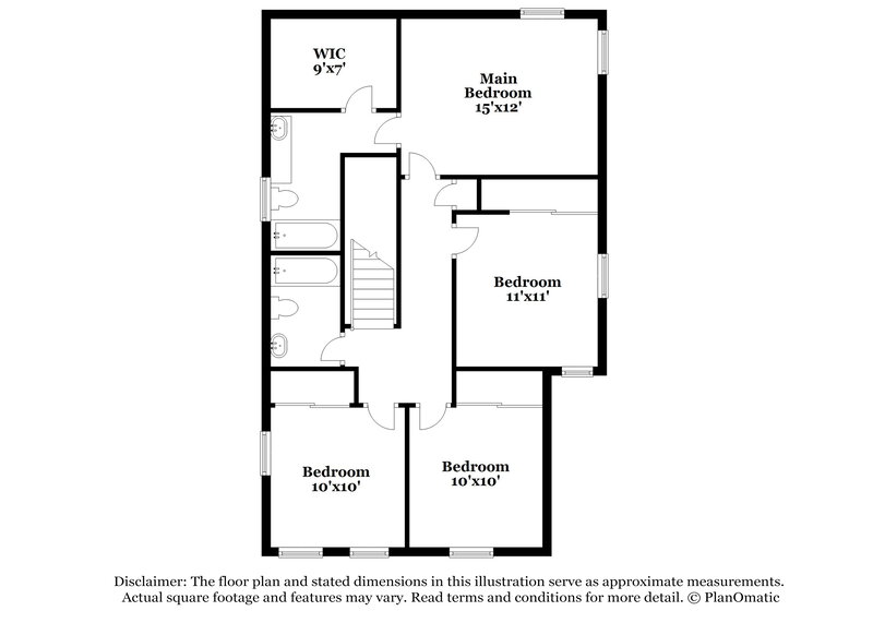 2,135/Mo, 10288 Nolinas St Las Vegas, NV 89141 Floor Plan View 2